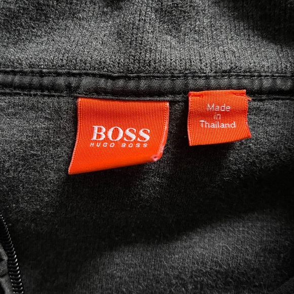 ☘️ Hugo Boss Quarter Zip 1/2 Zipper Pullover Sweater - Picture 3 of 4